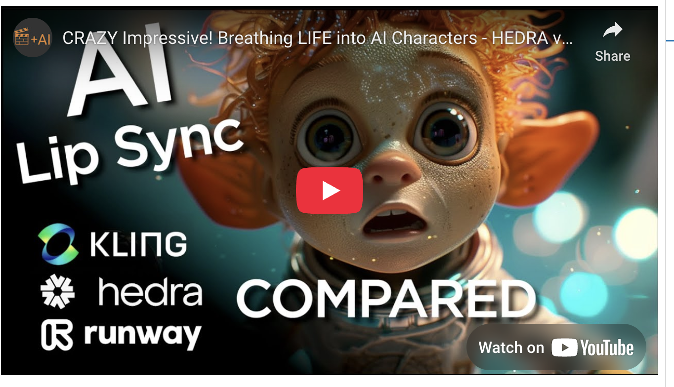 CRAZY Impressive! Breathing LIFE into AI Characters - HEDRA vs KLING vs Runway
