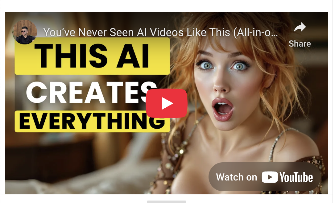 You’ve Never Seen AI Videos Like This (All-in-one Tool)